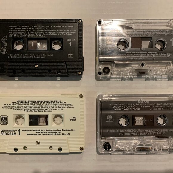 80s Soundtrack Cassette Tape Lot - Dirty Dancing, Sister Act, Harry Met Sally - Picture 3 of 7